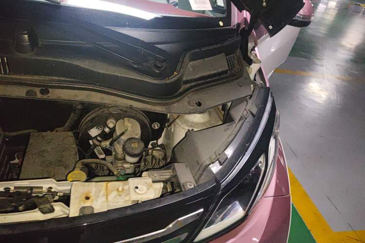 Used Zotye E200 2016 Three-Door Two-Seater Tech Edition Engine Bay Left