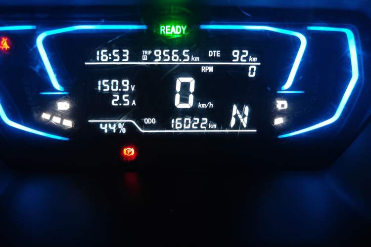 Used Zotye Sesame 2018 eZ Wing Edition Odometer Close Up