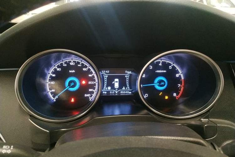 Used Zotye SR7 2017 1.5T CVT Cube Heart Edition Instrument Cluster