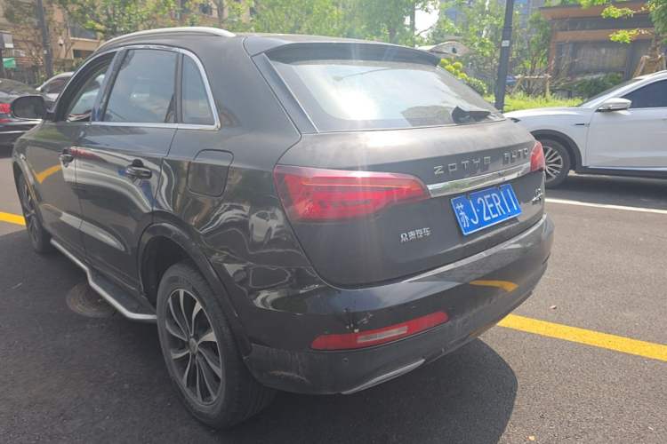 Used Zotye SR7 2016 1.5T CVT Cube Road Edition China V Standard Rear Left 45 Deg