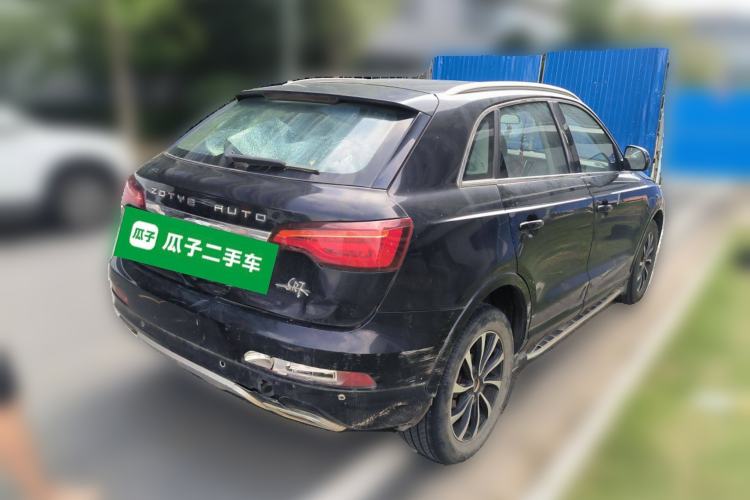 Used Zotye SR7 2016 1.5T CVT Cube Heart Edition China V Standard Rear Right 45 Deg