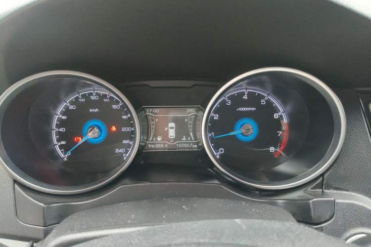 Used Zotye SR7 2016 1.5T CVT Cube Heart Edition China V Standard Instrument Cluster