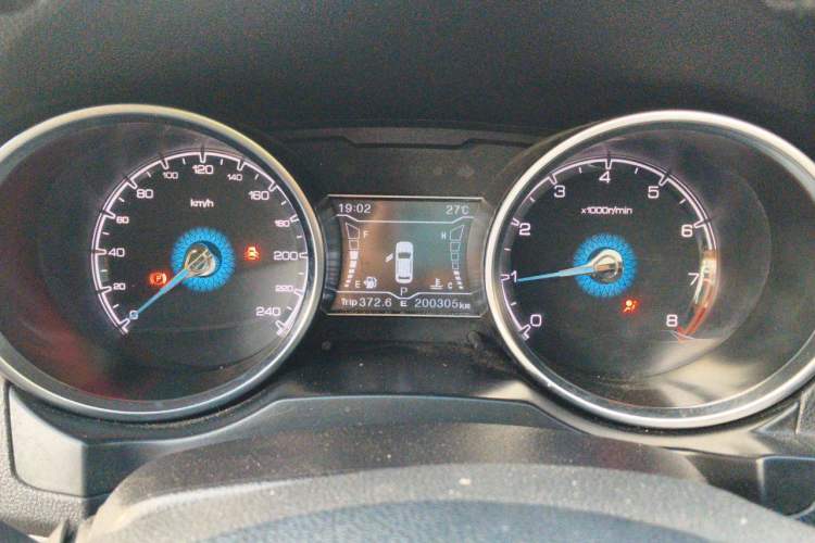 Used Zotye SR7 2016 1.5T CVT Cube Heart Edition China IV Standard Instrument Cluster