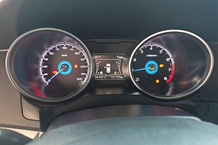 Used Zotye SR7 2016 1.5T Manual Cube Road Edition China V Standard Instrument Cluster