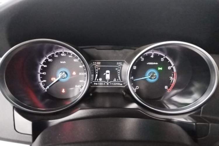 Used Zotye SR7 2016 1.5T CVT Cube Heart Edition China V Standard Instrument Cluster