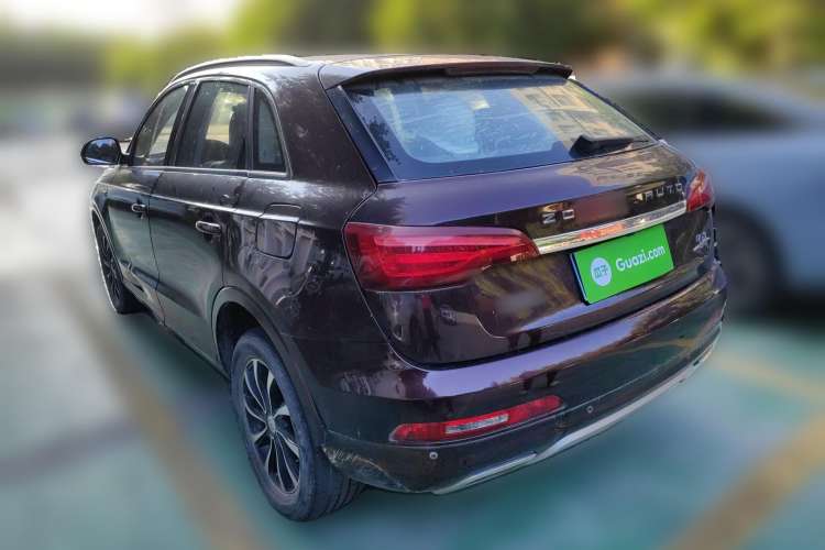 Used Zotye SR7 2016 1.5T CVT Cube Road Edition China V Standard Rear Left 45 Deg