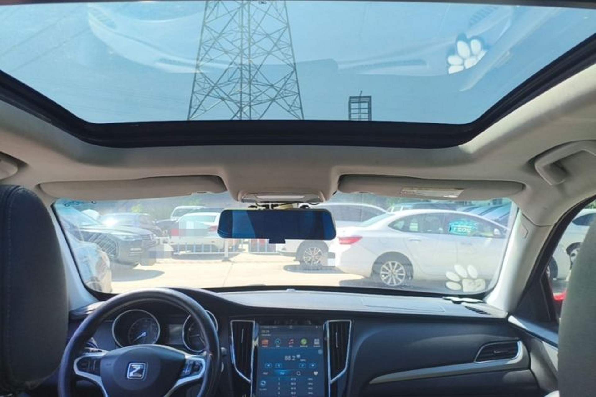 Used Zotye SR7 2016 1.5T Manual Cube Heart Edition China IV Standard Headliner