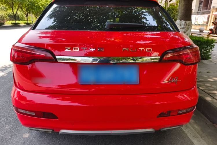 Used Zotye SR7 2016 1.5T Manual Cube Heart Edition China IV Standard Rear