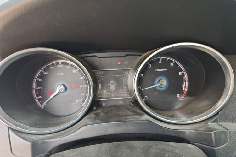 Used Zotye SR7 2016 1.5T CVT Cube Road Edition China IV Standard Instrument Cluster