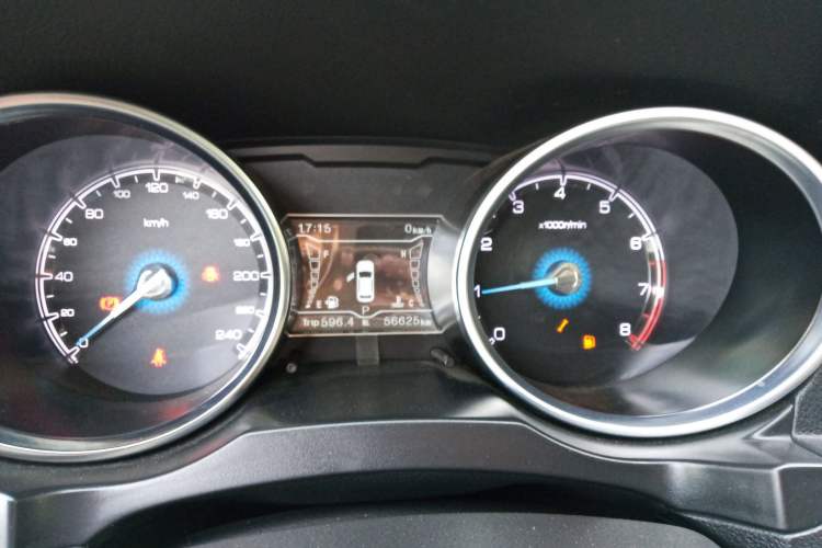 Used Zotye SR7 2016 1.5T CVT Cube Road Edition China IV Standard Instrument Cluster