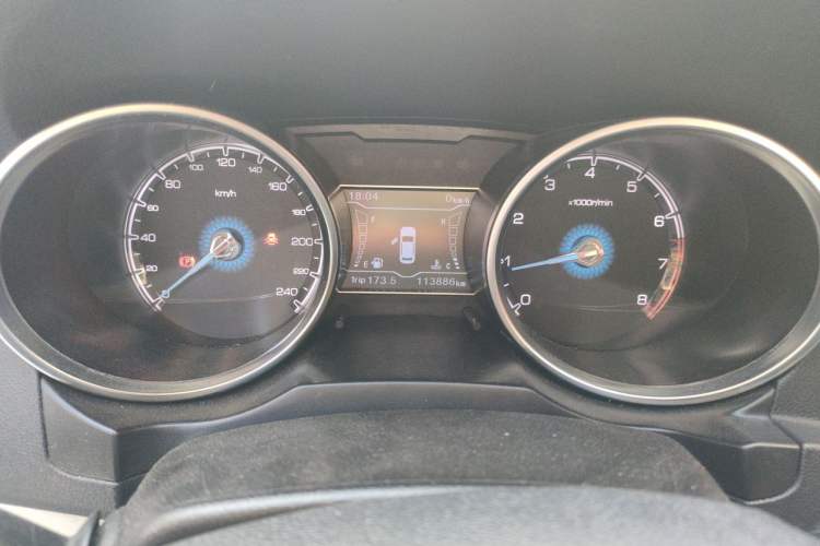 Used Zotye SR7 2016 1.5T Manual Cube Road Edition China V Standard Instrument Cluster