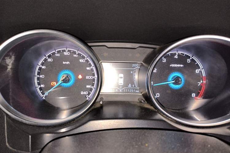 Used Zotye SR7 2016 1.5T CVT Cube Heart Edition China V Standard Instrument Cluster