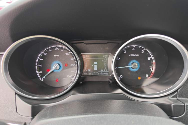 Used Zotye SR7 2016 1.5T Manual Cube Heart Edition China IV Standard Instrument Cluster