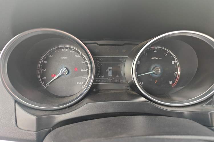 Used Zotye SR7 2016 1.5T CVT Cube Road Edition China V Standard Instrument Cluster