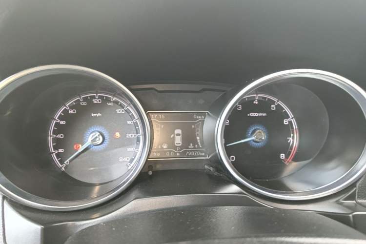 Used Zotye SR7 2016 1.5T CVT Cube Road Edition China V Standard Instrument Cluster