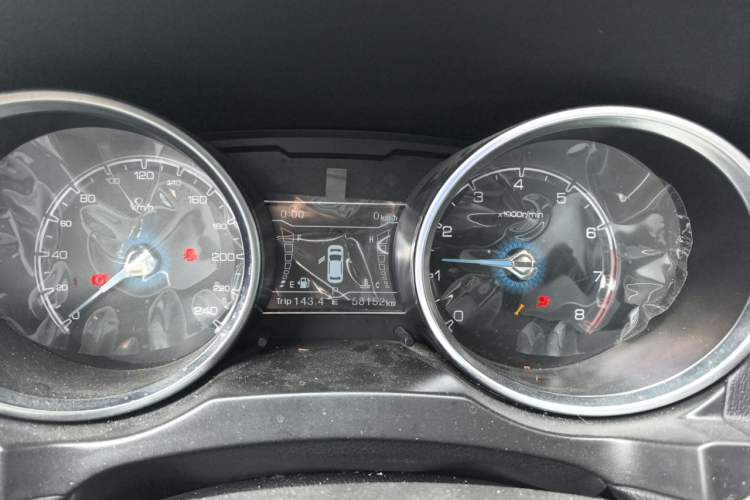Used Zotye SR7 2016 1.5T CVT Cube Road Edition China V Standard Instrument Cluster