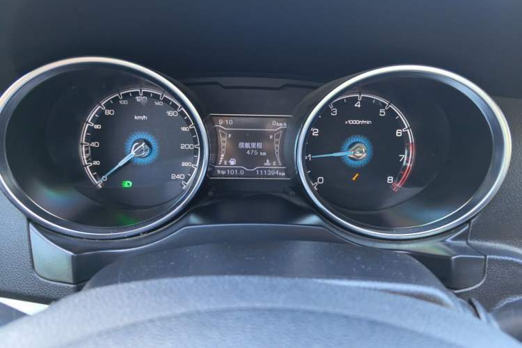 Used Zotye SR7 2016 1.5T Manual Cube Road Edition China V Standard Instrument Cluster