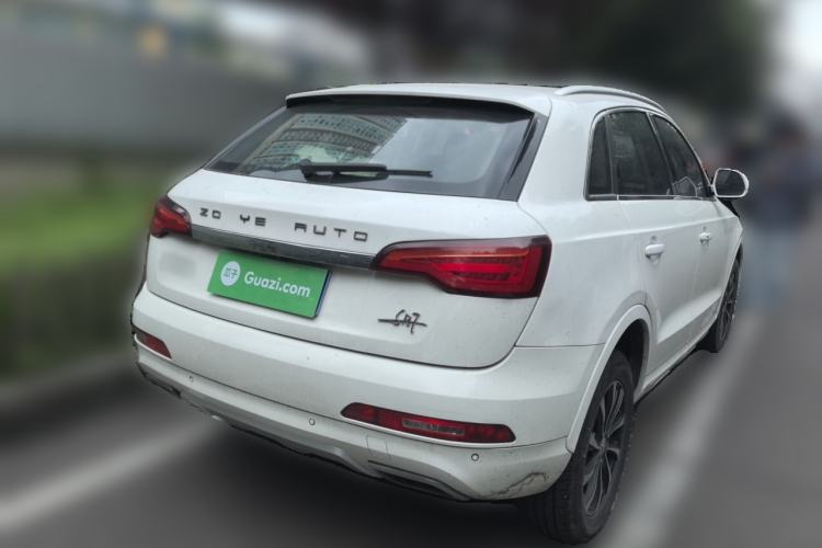 Used Zotye SR7 2016 1.5T Manual Cube Heart Edition China IV Standard Rear Right 45 Deg