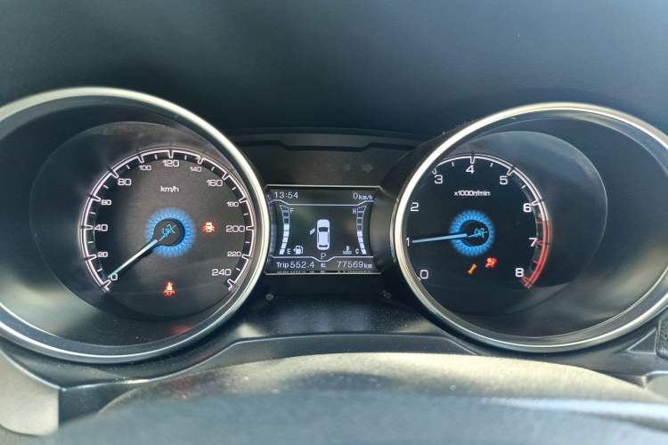 Used Zotye SR7 2017 1.5T CVT Cube Heart Edition Instrument Cluster