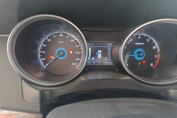 Used Zotye SR7 2017 1.5T CVT Cube Dream Edition Instrument Cluster
