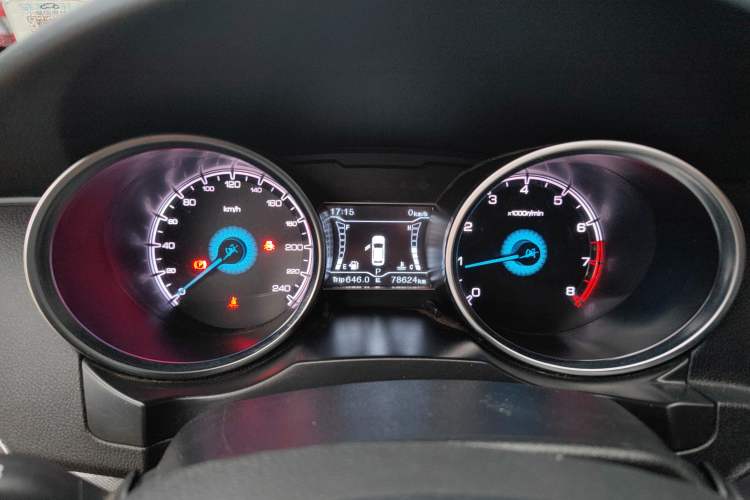 Used Zotye SR7 2017 1.5T CVT Cube Heart Edition Instrument Cluster
