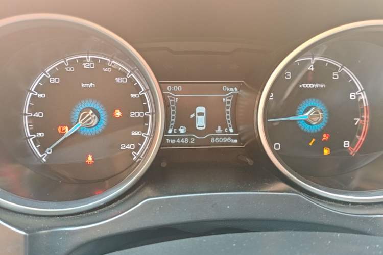 Used Zotye SR7 2017 1.5T Manual Cube Road Edition Instrument Cluster