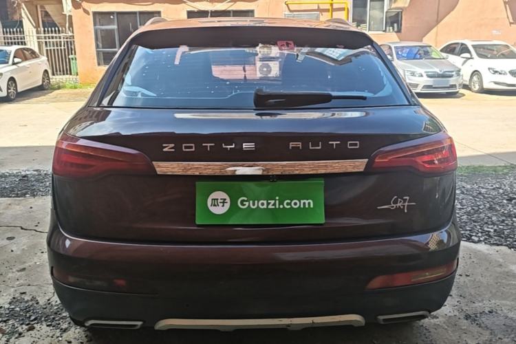 Used Zotye SR7 2017 1.5T Manual Cube Road Edition Rear
