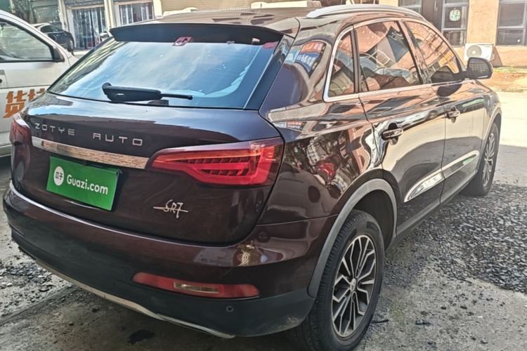 Used Zotye SR7 2017 1.5T Manual Cube Road Edition Rear Right 45 Deg