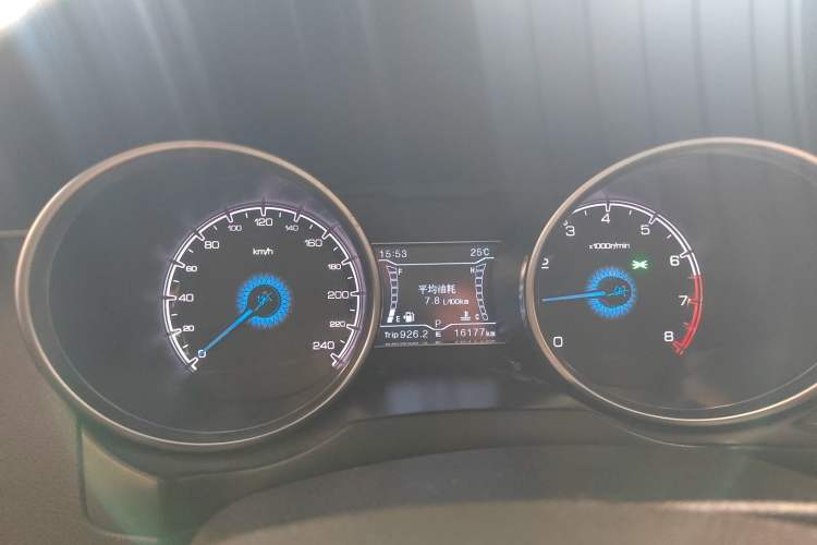 Used Zotye SR7 2017 1.5T CVT Cube Dream Edition Instrument Cluster