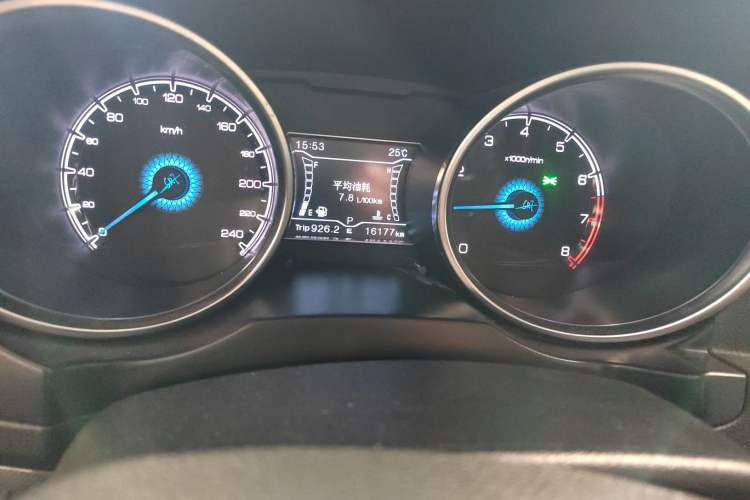 Used Zotye SR7 2017 1.5T CVT Cube Dream Edition Odometer Close Up