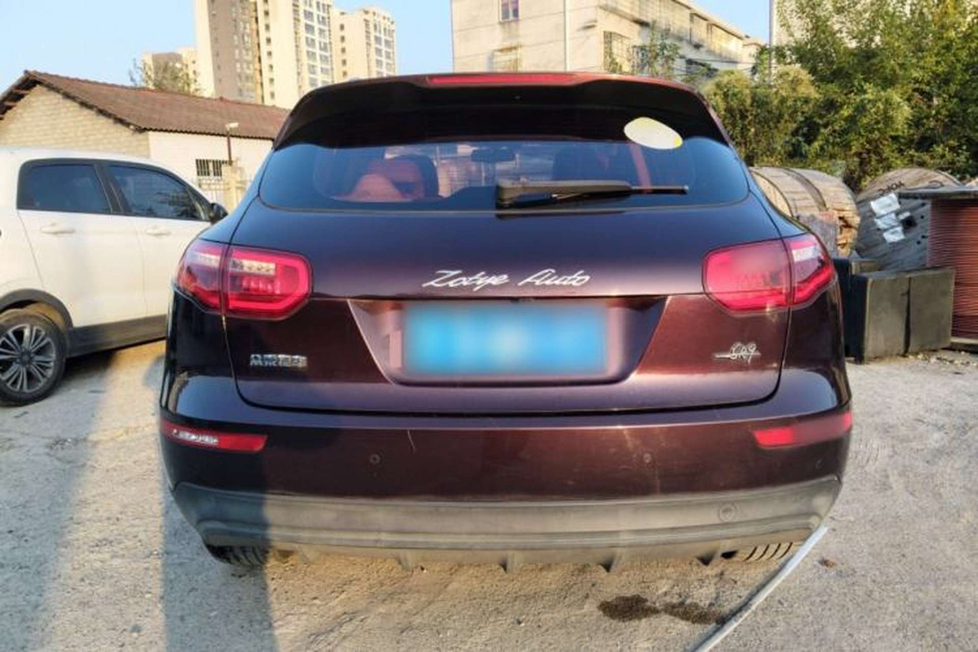 Used Zotye SR9 2017 2.0T Automatic Ultimate Road Edition Rear