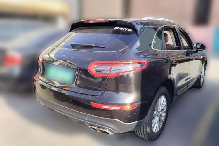 Used Zotye SR9 2017 2.0T Automatic Ultimate Edition Rear Right 45 Deg