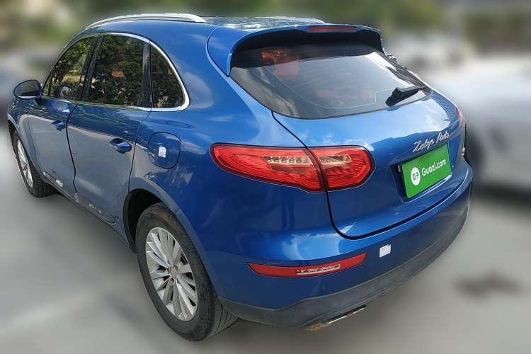Used Zotye SR9 2017 2.0T Manual "Ultimate Light" Edition Rear Left 45 Deg