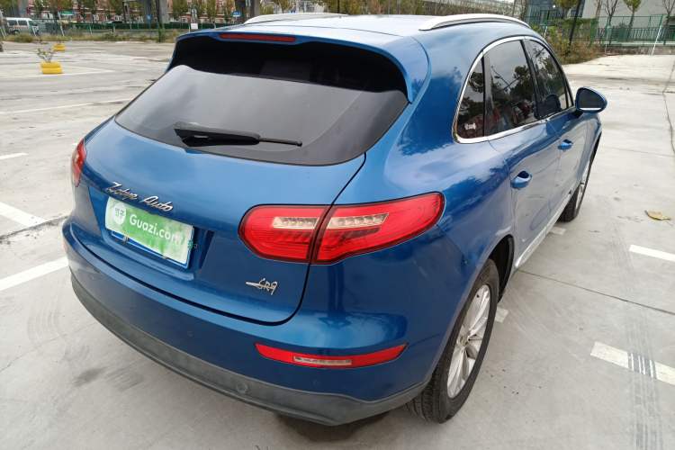 Used Zotye SR9 2017 2.0T Automatic Ultimate Road Edition Rear Right 45 Deg