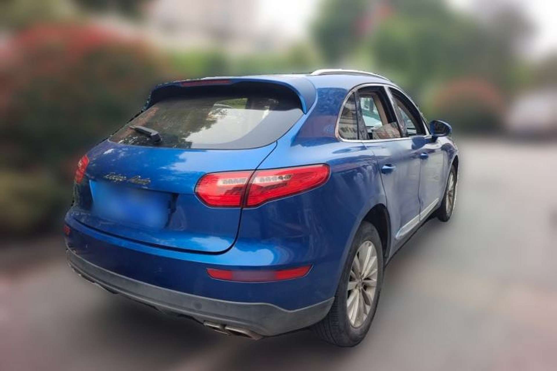 Used Zotye SR9 2017 2.0T Automatic Ultimate Light Edition Rear Right 45 Deg