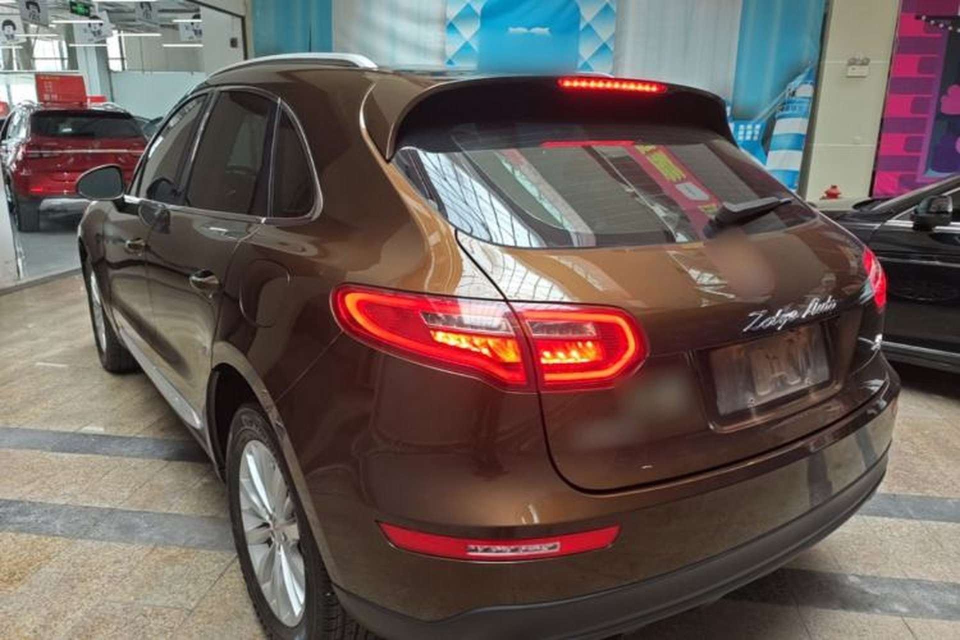 Used Zotye SR9 2017 2.0T Automatic Ultimate Light Edition Rear Left 45 Deg