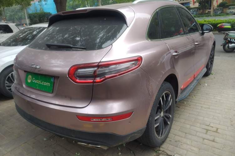 Used Zotye SR9 2017 2.0T Automatic Ultimate Dream Edition Rear Right 45 Deg
