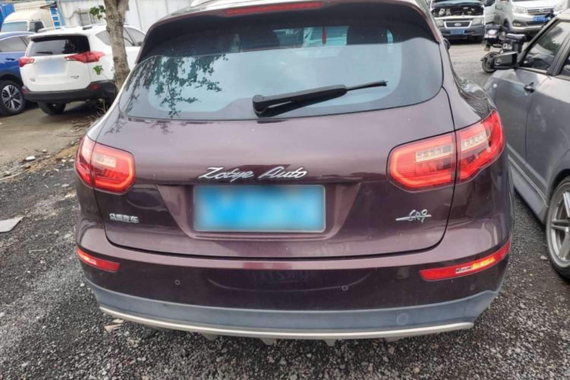 Used Zotye SR9 2017 2.0T Automatic Ultimate Road Edition Rear