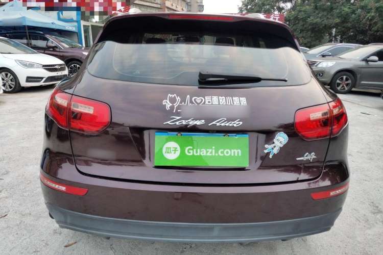 Used Zotye SR9 2017 2.0T Automatic Ultimate Road Edition Rear