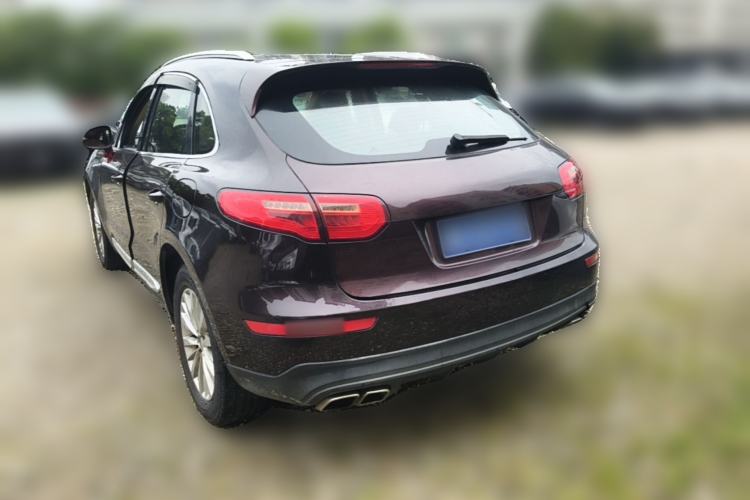 Used Zotye SR9 2017 2.0T Automatic Ultimate Light Edition Rear Left 45 Deg