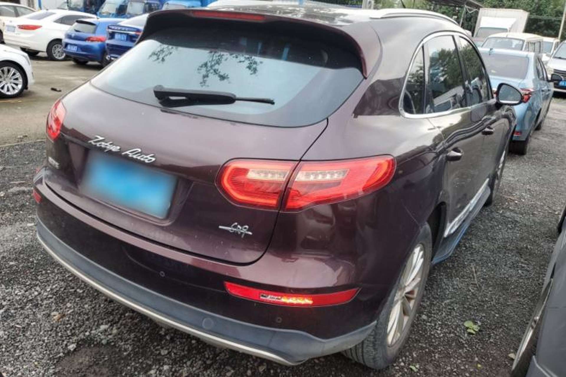 Used Zotye SR9 2017 2.0T Automatic Ultimate Road Edition Rear Right 45 Deg