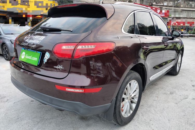 Used Zotye SR9 2017 2.0T Automatic Ultimate Road Edition Rear Right 45 Deg
