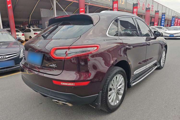 Used Zotye SR9 2017 2.0T Automatic Ultimate Edition Rear Right 45 Deg