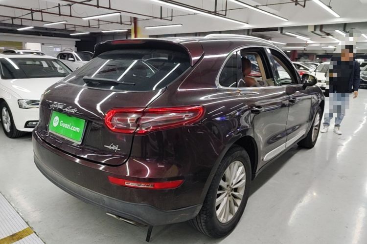 Used Zotye SR9 2017 2.0T Manual "Ultimate Heart" Edition Rear Right 45 Deg
