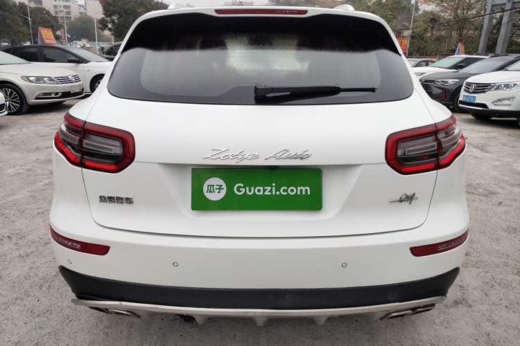 Used Zotye SR9 2017 2.0T Automatic Ultimate Edition Rear