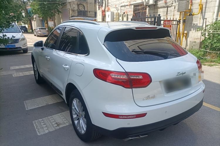 Used Zotye SR9 2017 2.0T Automatic Ultimate Light Edition Rear Left 45 Deg