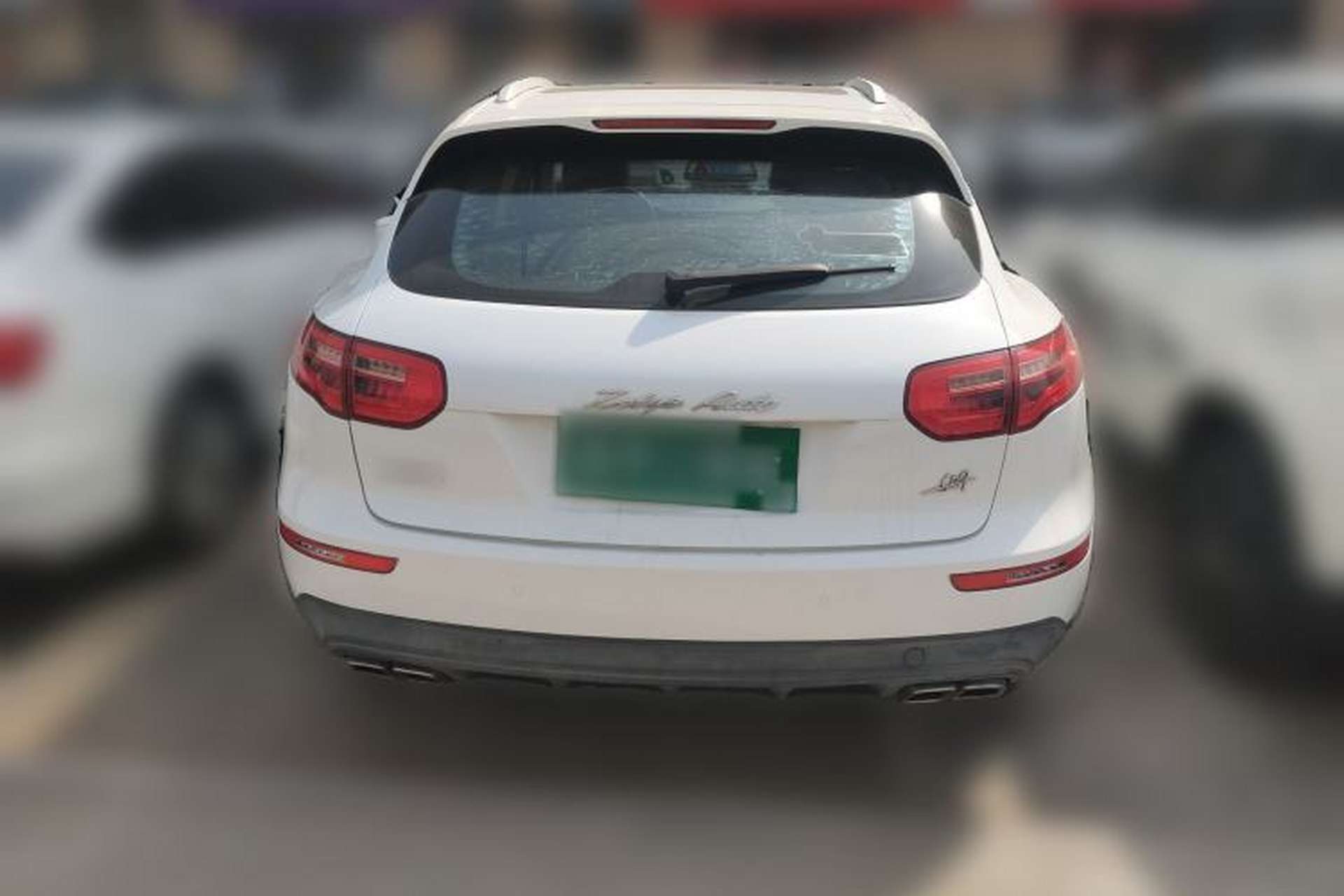 Used Zotye SR9 2017 2.0T Automatic Ultimate Light Edition Rear