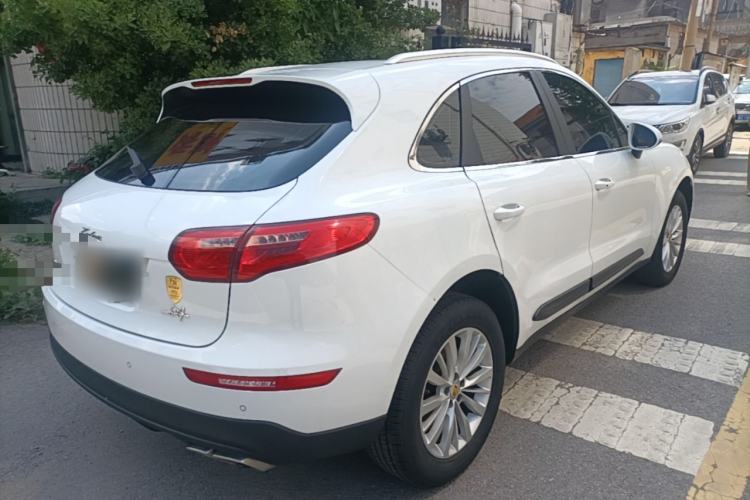 Used Zotye SR9 2017 2.0T Automatic Ultimate Light Edition Rear Right 45 Deg