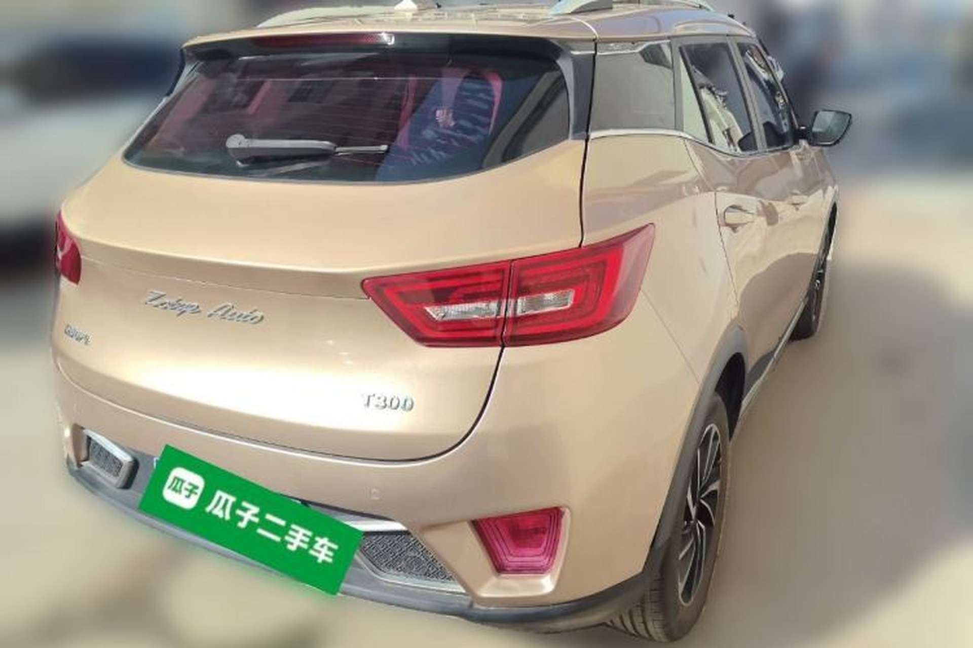 Used Zotye T300 2017 1.5L Manual Luxury Model Rear Right 45 Deg