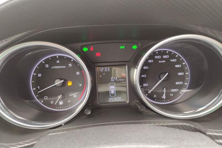 Used Zotye T300 2017 1.5L Manual Luxury Model Instrument Cluster